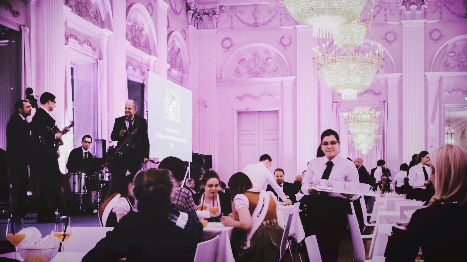 Jazz Quartett beim Neujahrsempfang des Bayerischen Ministerpräsidenten